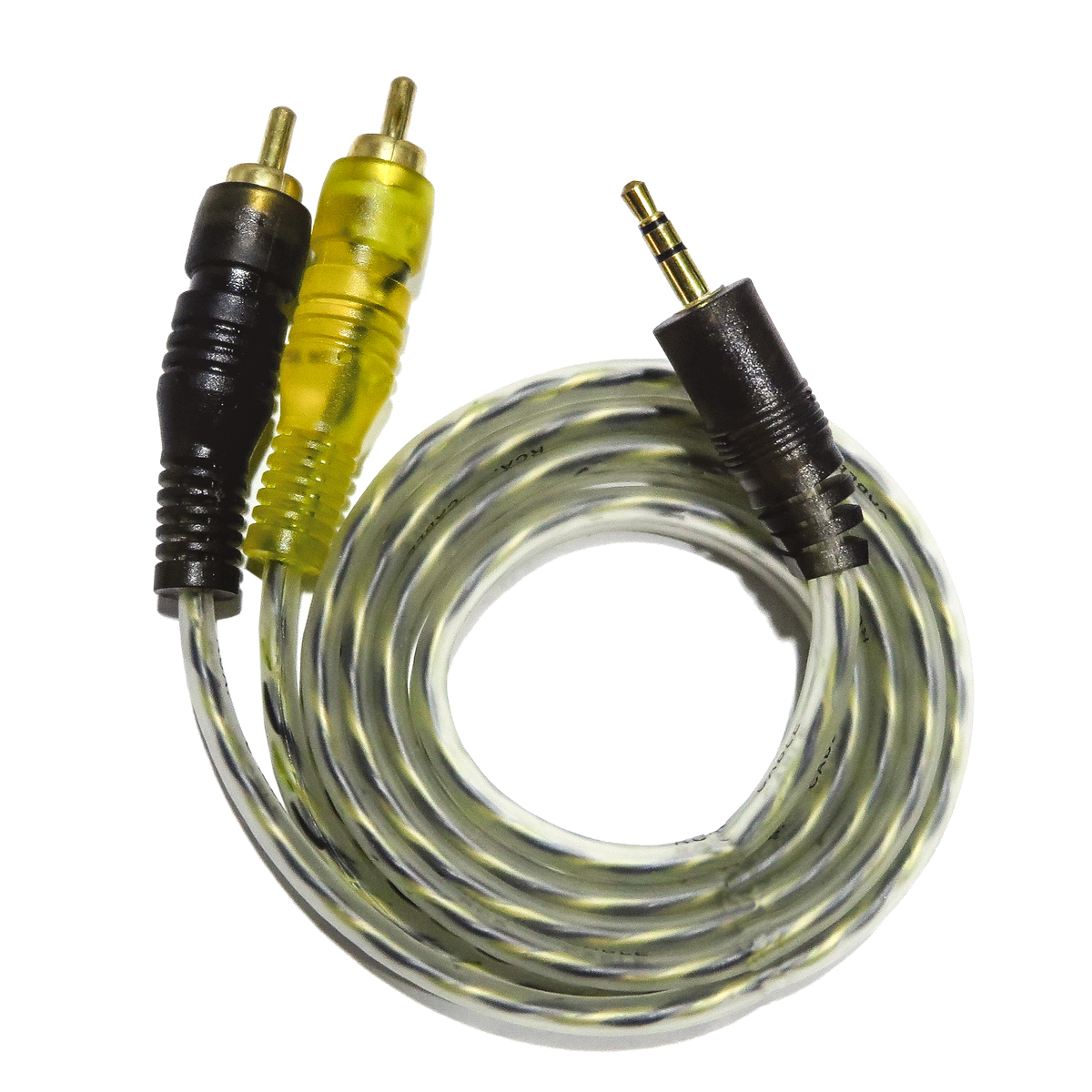 Cable de 2 RCA a 1 plug 3.5mm 90cm – ARCA090F – Audiobahn